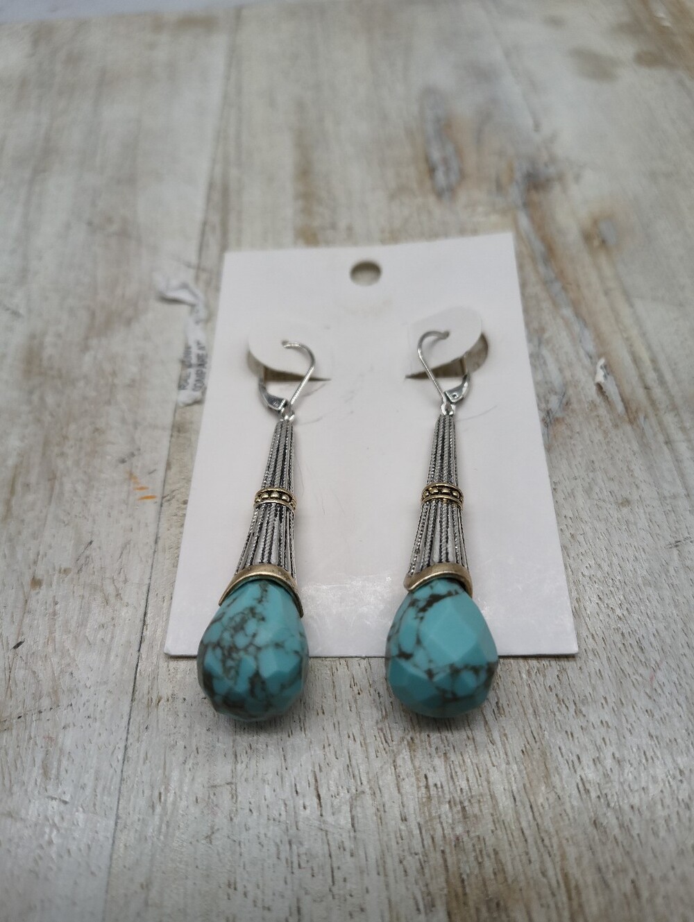 Laney Wilson Western Silver-tone Drop Earrings